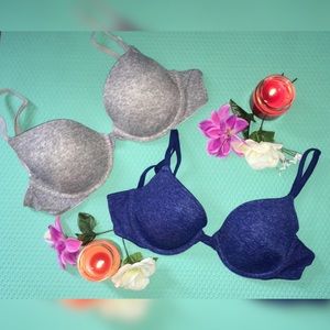 (Top Left) PINK Demi-Buste Bra